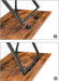 Beistelltisch Klappbar, Kleiner tabletttisch, TV Tray 2er Set, klapptisch Snack Tisch Industriestil, Sofatisch für kleinen Raum, einfach montierbar