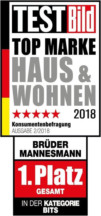 Brüder Mannesmann Bestückte Werkzeugbox, 155-tlg
