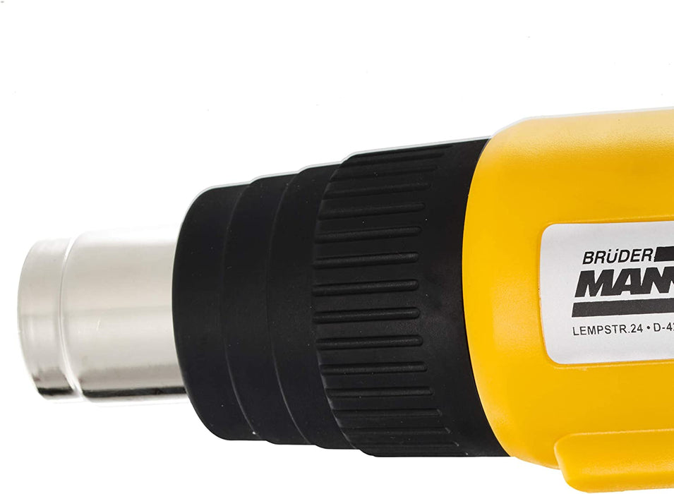 Brüder Mannesmann Heissluftgebläse 2000 W, 4-tlg