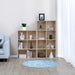 Bücherregal, Bücherschrank, mit 8 Fächern, Standregal, Büroregal, freistehend, als Dekoration, für Büro, Wohnzimmer, Schlafzimmer, Kinderzimmer