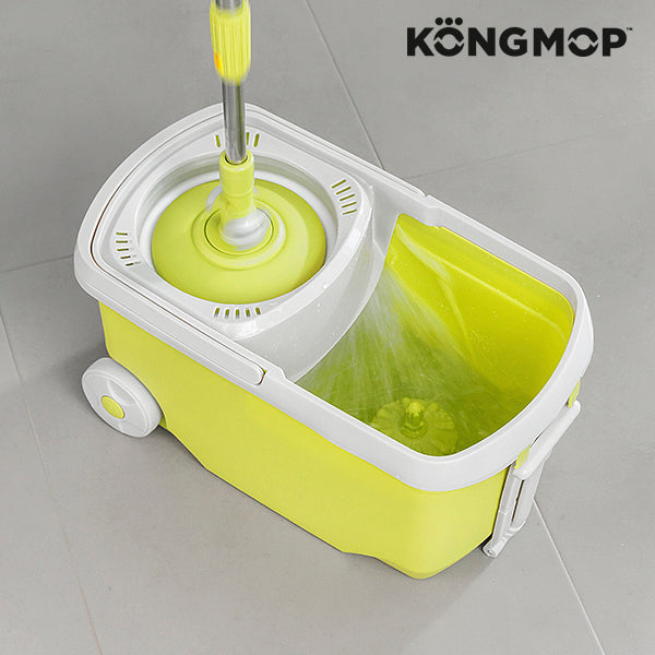 Kong Mop Drehmop und Eimer mit Rollen