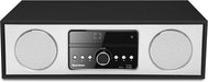 DAB 4500CD Kompaktanlage mit CD-Player (Bluetooth und UKW / DAB+ Radio - elegantes Holzgehäuse mit 2x 15 Watt RMS Stereo Lautsprecher - Wecker, USB-Anschluss und Fernbedienung)