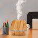 Diffuser Luftbefeuchter 550ML Aroma Diffuser Cool Mist Humidifier mit Fernbedienung 7 Farben LED Auto-Abschaltung Funktion Perfekt für SPA Massage 