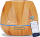Diffuser Luftbefeuchter 550ML Aroma Diffuser Cool Mist Humidifier mit Fernbedienung 7 Farben LED Auto-Abschaltung Funktion Perfekt für SPA Massage 