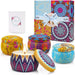 Duftkerzen Geschenkset, 4 Stück Aroma Kerzen für Damen, Sojawachs Kerze für Aromatherapie, Frühling frisch, Zitrone, Lavendel, Feigen Düfte