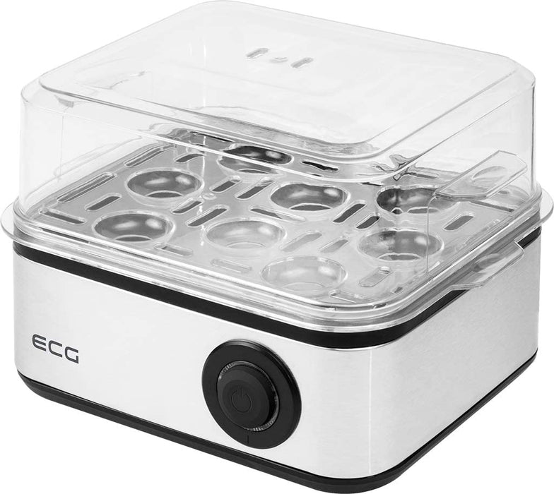 ECG UV Eierkocher, Silver -  8 Eier