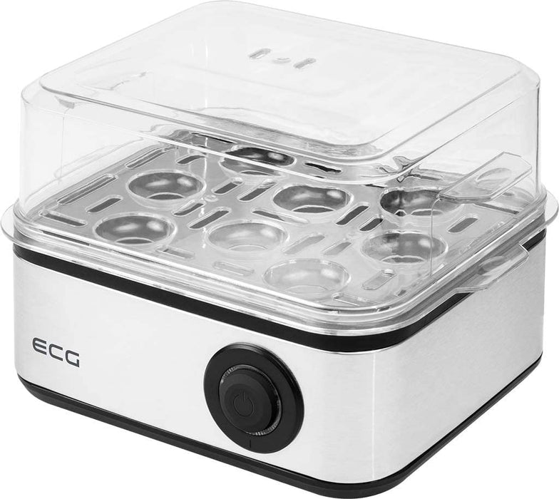 ECG UV Eierkocher, Silver -  8 Eier