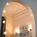 LED Lichterkette – 7 Meter | Mit Netzstecker NICHT batterie-betrieben | 20 LEDs warm-weiß | Kugeln Orientalisch | Deko Silber – kein lästiges austauschen der Batterien