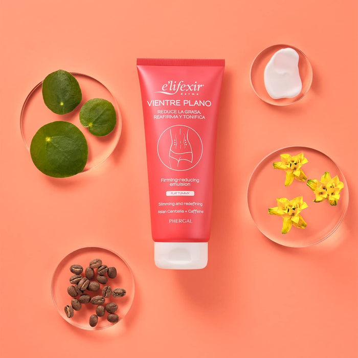 Creme EffektflacherBauch | HautstraffendeundAnti-Cellulite | Bauch und eine straffe und tonisierte Haut. | 200ml