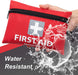 Erste Hilfe Set - 92-teiliges Premium Erste-Hilfe-Set für Haus, Auto, Reise, Büro, Sport, Wandern, Camping, Rettung (Rot)