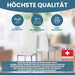 Esszimmerstühle 2er Set Verona, Weiss - Edles Italienisches Design, Kunstleder-Bezug, bequemer Polsterstuhl - Moderner Küchenstuhl, Stuhl Esszimmer