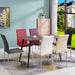 Esszimmerstühle 2er Set Verona, Weiss - Edles Italienisches Design, Kunstleder-Bezug, bequemer Polsterstuhl - Moderner Küchenstuhl, Stuhl Esszimmer