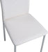 Esszimmerstühle 2er Set Verona, Weiss - Edles Italienisches Design, Kunstleder-Bezug, bequemer Polsterstuhl - Moderner Küchenstuhl, Stuhl Esszimmer