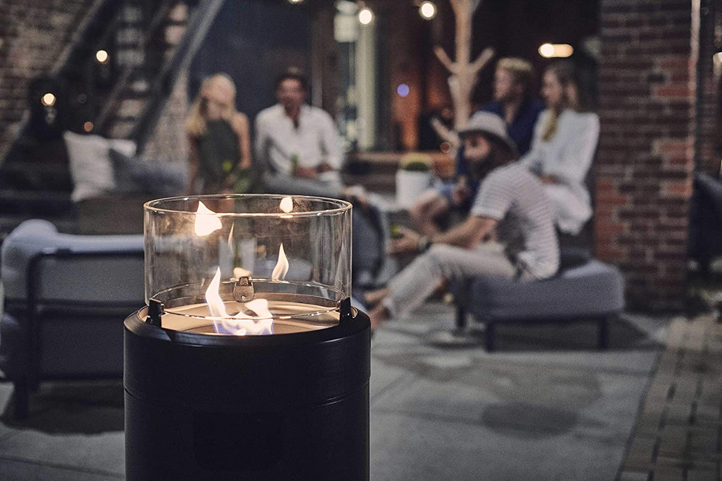 Feuerstelle NOVA LED L, Gas Terrassenfeuer mit Ambientebeleuchtungen, ECO GREEN Brenner-Technologie und exzellentem Design