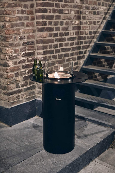 Feuerstelle NOVA LED L, Gas Terrassenfeuer mit Ambientebeleuchtungen, ECO GREEN Brenner-Technologie und exzellentem Design