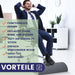 Fußstütze Schreibtisch, Büro - Ergonomischer Fußhocker gepolstert aus Festem Memory Foam, Weichem OEKO-TEX Bezug - Perfekte Fußbank, Fußablage