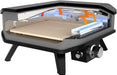 Gas Pizza Ofen mobiler Pizzaofen Pizzastein Gasgrill bis 400°Grad regelbar mit 34x34 cm Pizzastein tragbar Terrasse Balkon Test SEHR GUT