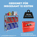 Getränkekistenregal 6 Kisten Made in Germany professionelle Ordnung für Kisten Regal für Getränkekisten, Wasserkistenregal, Bierkistenregal