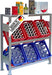 Getränkekistenregal 6 Kisten Made in Germany professionelle Ordnung für Kisten Regal für Getränkekisten, Wasserkistenregal, Bierkistenregal