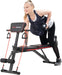 Hantelbank, Klappbar Heimtraining Fitness, Fitnessbank, Trainingsbank mit Gewichten, Multifunktion Hantelbank Set für Ganzkörpertraining