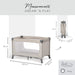 Hauck Reisebett Dream N Play / für Babys und Kinder ab Geburt bis 15 kg / 120 x 60 cm / Leicht / Kompakt Faltbar / Inkl. Trage Tasche / Beige