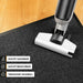 Hochwertige Fußmatte grau schwarz 90x120cm groß für Innen & Außen - Schmutzfangmatte rutschfest, waschbar & wetterfest - Fussmatte für Eingangsbereich