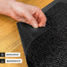 Hochwertige Fußmatte grau schwarz 90x120cm groß für Innen & Außen - Schmutzfangmatte rutschfest, waschbar & wetterfest - Fussmatte für Eingangsbereich