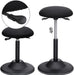 Höhenverstellbarer Bürohocker, ergonomischer Arbeitshocker, um 360° drehbarer Hocker, Sitzhöhe 50-70 cm, mit Anti-Rutsch-Bodenring 
