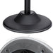 Höhenverstellbarer Bürohocker, ergonomischer Arbeitshocker, um 360° drehbarer Hocker, Sitzhöhe 50-70 cm, mit Anti-Rutsch-Bodenring 