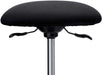 Höhenverstellbarer Bürohocker, ergonomischer Arbeitshocker, um 360° drehbarer Hocker, Sitzhöhe 50-70 cm, mit Anti-Rutsch-Bodenring 