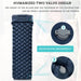 Isomatte Camping Aufblasbar mit Kissen, Strapazierfähige Luftmatratze Kleines Packmaß, Ultraleichte Schlafmatte, Ideales Camping Zubehör für Outdoor