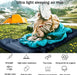 Isomatte Camping Aufblasbar mit Kissen, Strapazierfähige Luftmatratze Kleines Packmaß, Ultraleichte Schlafmatte, Ideales Camping Zubehör für Outdoor