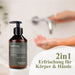 Handseife Rosemary & Ginger, reinigt beanspruchte Hände, für die tägliche Anwendung, Flüssigseife im nachfüllbaren Pumpspender, ohne Parabene