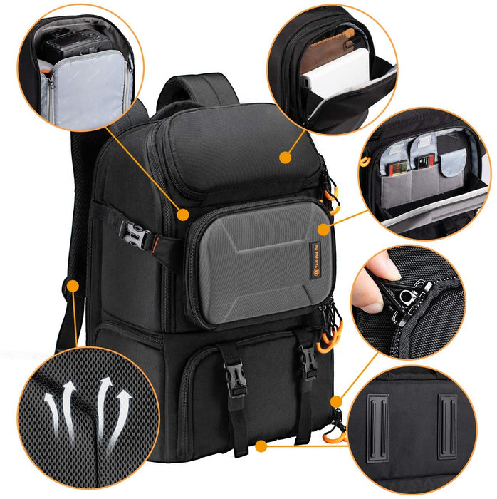 Kamerarucksack, Wasserdicht Fotorucksack Spiegelreflex DSLR Rucksack Kameratasche für Spiegelreflexkameras Digital (PBl)