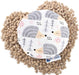Kirschkernkissen Wärmekissen Körnerkissen für Babys 180g rund 15cm Öko Natur 100% Baumwolle  Wärme + Kältetherapie Massagetherapie (Igel)