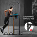 Kraftturm Power Town Multifunktions Power Tower Dip-Station Fitness Trainingsgerät für Klimmzugstange Liegestütze Abdominal- Trainings