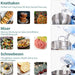 Küchenmaschine 1400W, Blau Multifunktional Knetmaschine mit 6L Edelstahl Schüssel, 3 Rührwerkzeuge inkl 3-Teiligem Patisserie-Set, Spritzschutz