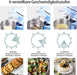 Küchenmaschine 1400W, Blau Multifunktional Knetmaschine mit 6L Edelstahl Schüssel, 3 Rührwerkzeuge inkl 3-Teiligem Patisserie-Set, Spritzschutz