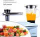 Küchenmaschine 1400W, Blau Multifunktional Knetmaschine mit 6L Edelstahl Schüssel, 3 Rührwerkzeuge inkl 3-Teiligem Patisserie-Set, Spritzschutz
