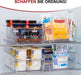 Kühlschrank Organizer 4 Stück Aufbewahrung Kühlschrank Organizer Stapelbar - Kühlschrank Ordnungssystem Kühlschrank Box - Vorratsschrank Organizer