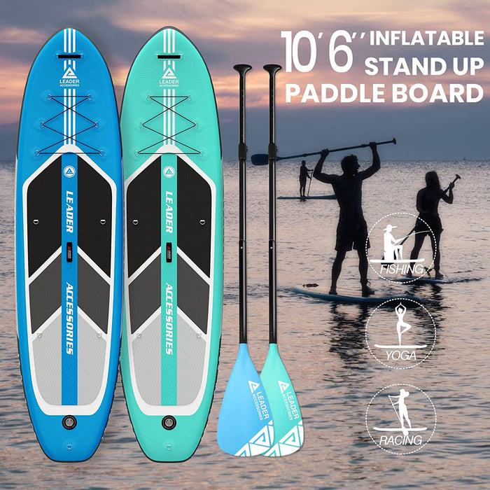 Stand Up Paddle Board - Leader Accessories All-Round SUP Board aufblasbar SUP Brett 