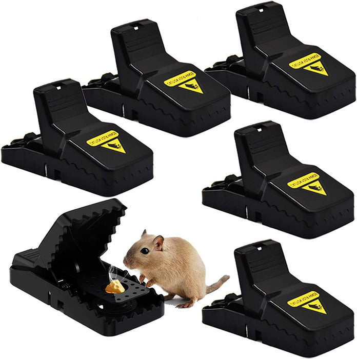 Mausefalle, 6er Set Profi Mäusefalle Schlagfalle Rattenfalle, Wiederverwendbar Mouse Trap Profi Mausefallen in Haus und Garten