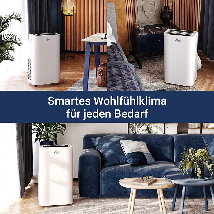 Mobiles Klimagerät Impuls 3.5 Eco R290 – Klimaanlage mobil mit Abluftschlauch – Kühler und Entfeuchter für Räume bis 60 qm