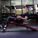 Multifunktions-verstellbare Sitzbank ， Klappbares AB Abdominal Crunch-Übungsbrett, Schrägbank für das Bauchmuskeltraining, für das Heimgymnastik