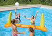 Pool Volleybal Game - Aufblasbares Wasserballspiel - Volleyballnetz, Gelb, Orange, Weiß, 239 x 64 x 91 cm