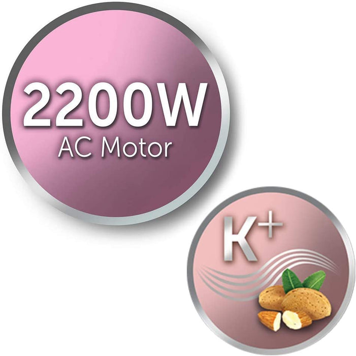 Remington Haartrockner Profi Ionen Keratin Protect (2200W, 150km/h, 3 Stylingaufsätze, angereichert mit Keratin und Mandelöl, Ionenpflege)