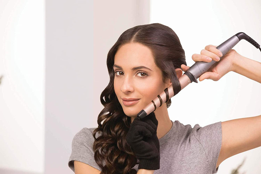 Remington Lockenstab [kegelförmig 19-28mm] Keratin Protect (hochwertige Keramikbeschichtung mit Keratin & Mandelöl) -Digitales-Display bis 210°C)