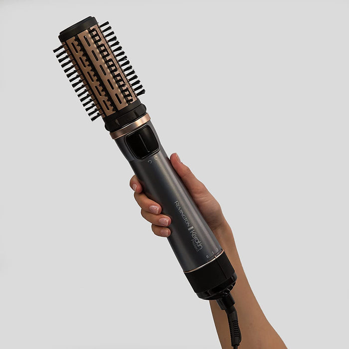 Remington Warmluftbürste rotierend [automatisch] Keratin Protect (inkl.3 Aufsätze 2 Rundbürsten+Haaransatz-Booster für mehr Volumen) + Haarklammern)