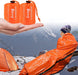 Rettungsdecke 2 Stück Biwaksack Notfall Wasserdicht Survival Schlafsack Erste Hilfe Wärmedecke Schutzdecke Notfalldecke Ultraleicht Hitzeabweisend 