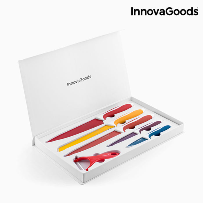 Messerset InnovaGoods Edelstahl (38 x 24 x 3 cm) (Restauriert A+)